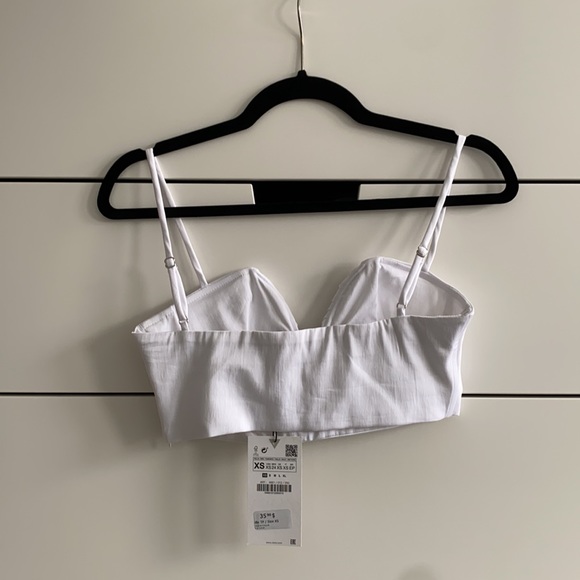 Zara Sweetheart Neckline Top - Picture 2 of 4